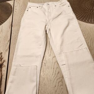 J. Crew Women's White Skinny Pants